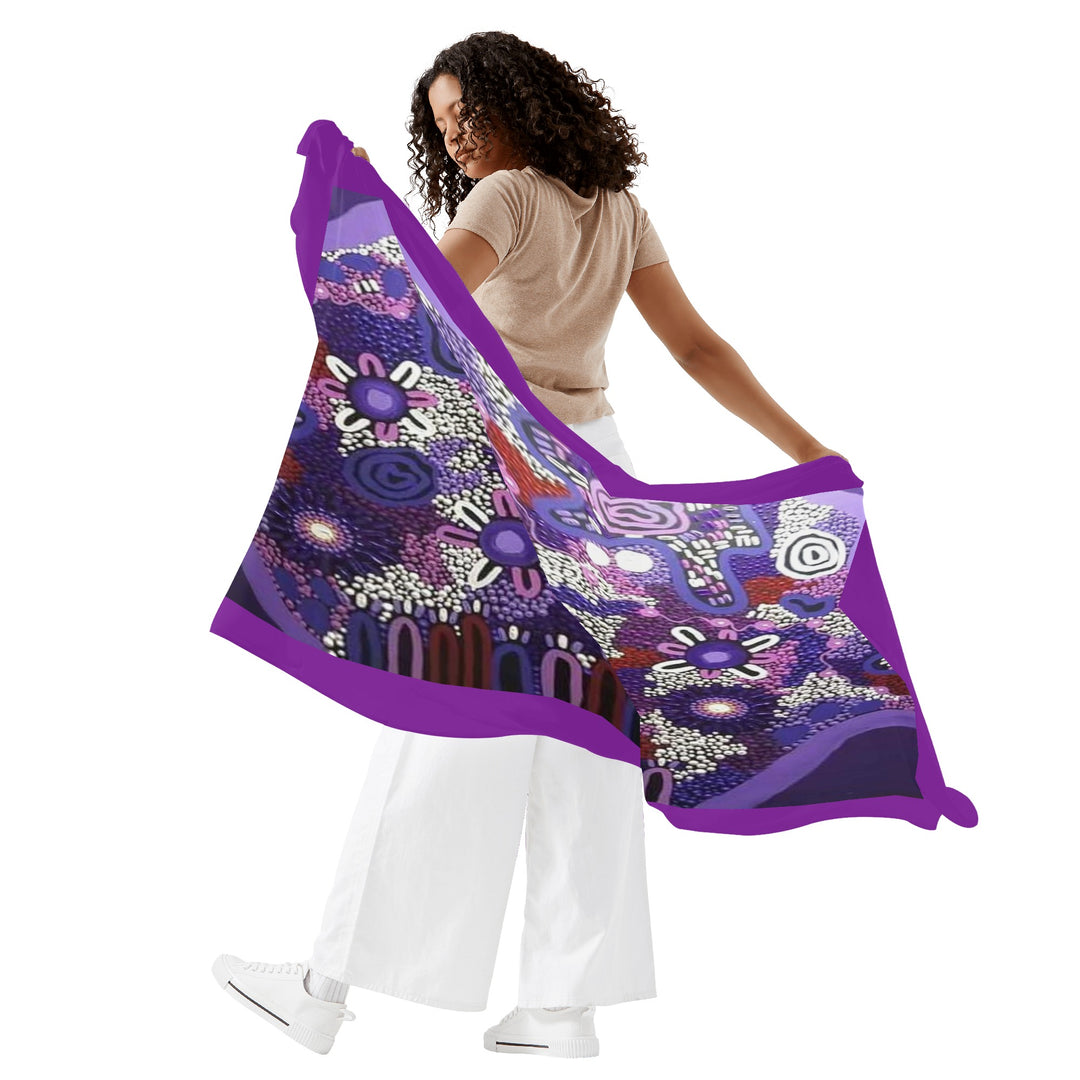 Chiffon shawl/sarong - Walkaboutgirl 
