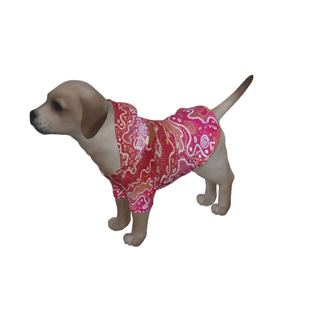 All-Over Print Dog's Pullover Hoodie - Walkaboutgirl 