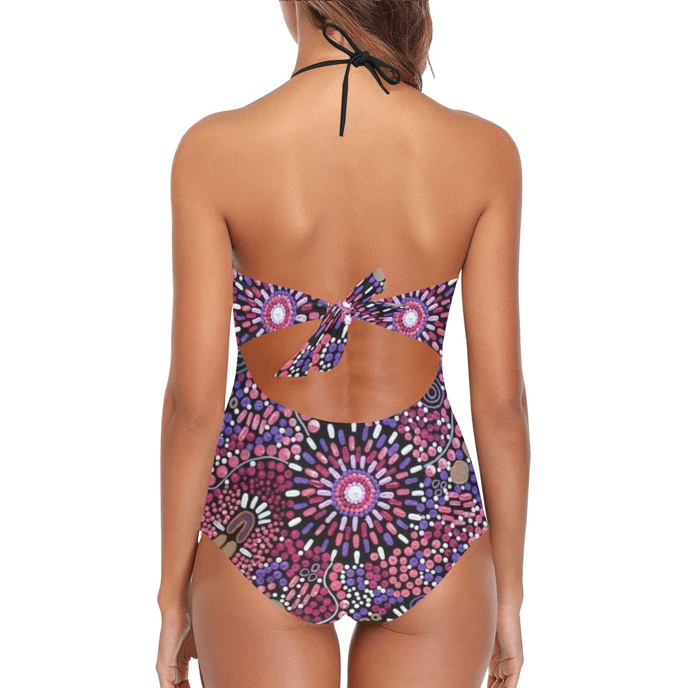 Lace Band Embossing Swimsuit!" - Walkaboutgirl 